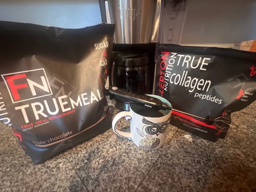 Customer photo review of True Meal Low Carb Meal Replacement