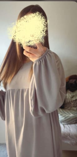 Customer photo review of Abaya mit Ballonärmeln