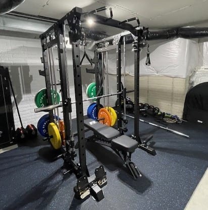 Customer photo review of RitFit BUFFALO Multifunctional Smith Machine with Lat Pull Down and Cable Crossover for Versatile Strength Training