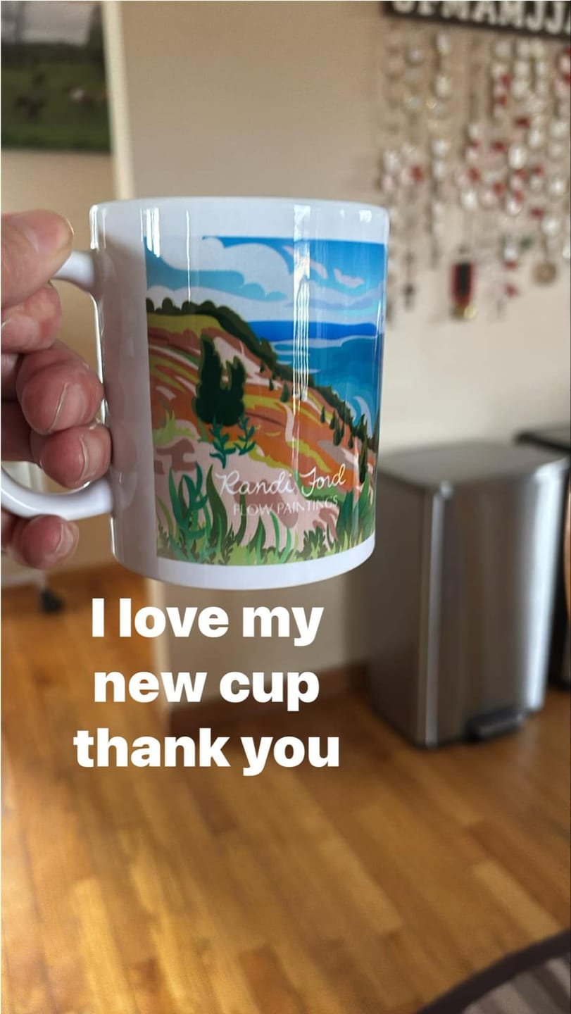 Customer photo review of Sleeping Bear Dunes Mug