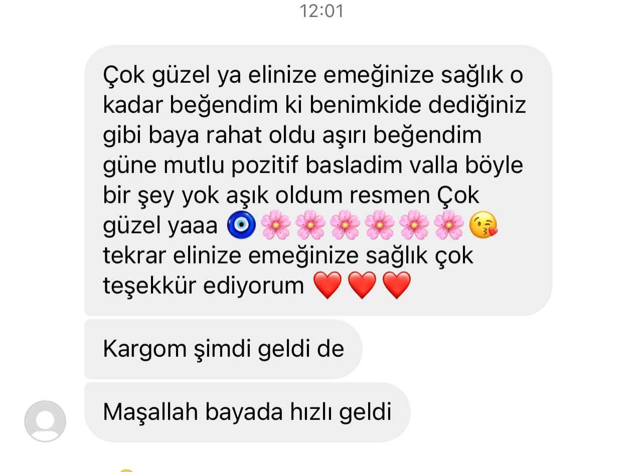 Customer photo review of Princess Lohusa Takım Bej