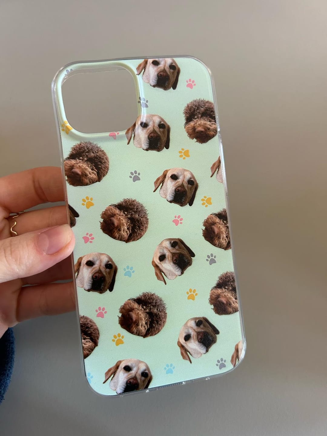 Customer photo review of Teste - Custodia per il telefono personalizzata