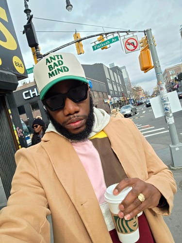 Customer photo review of Anti Badmind™ (3D Raised Hat)