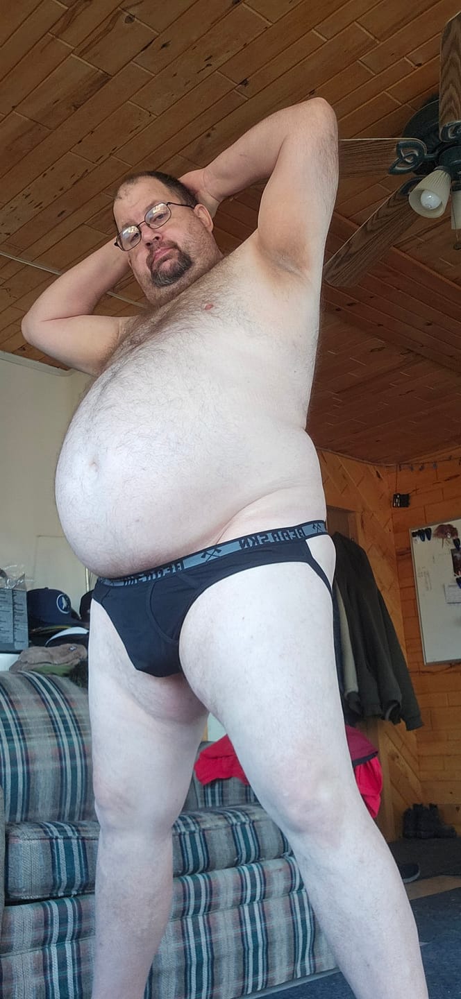 Customer photo review of Bear Skn Jockstrap - Blackberry