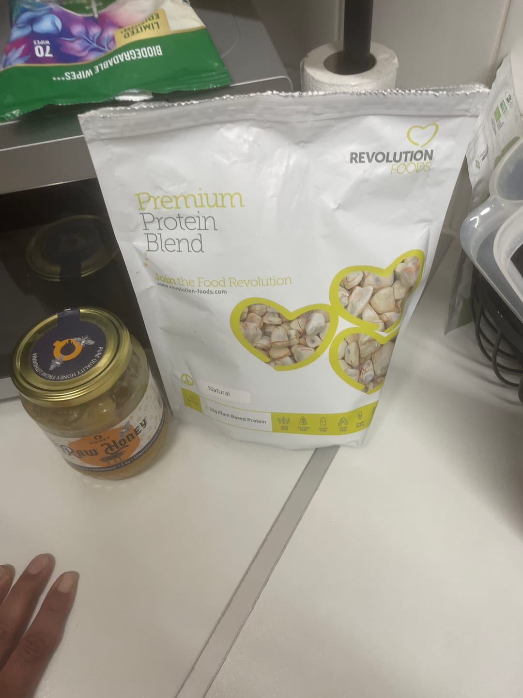 Customer photo review of Premium Blend Protein Powder