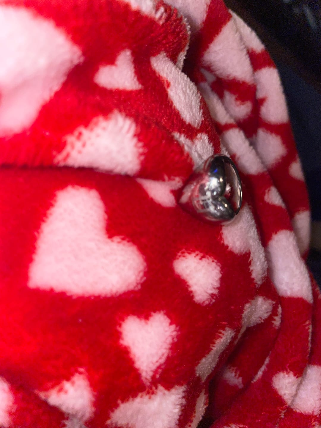 Customer photo review of HEART RING (ENGRAVABLE)