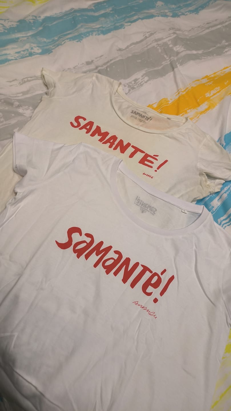 Customer photo review of Camiseta "Samanté!"