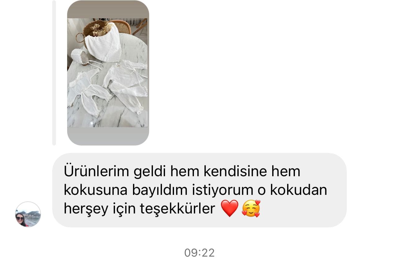 Customer photo review of Princess Lohusa Takım Bej