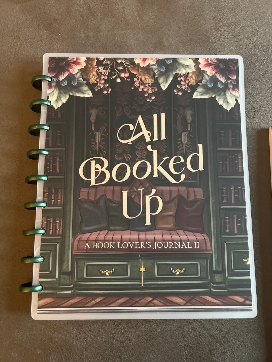 Customer photo review of Dark Academia All Booked Up Reading Journal
