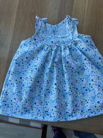 Customer photo review of Spring Floral Rose & Hubble Cotton Poplin Fabric