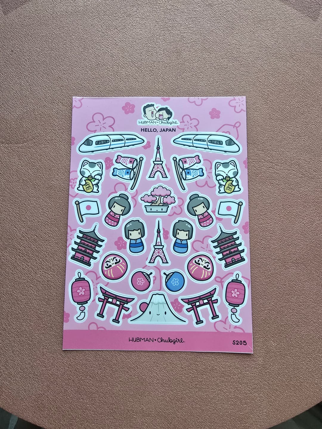 Customer photo review of Hello, Japan Sticker Sheet