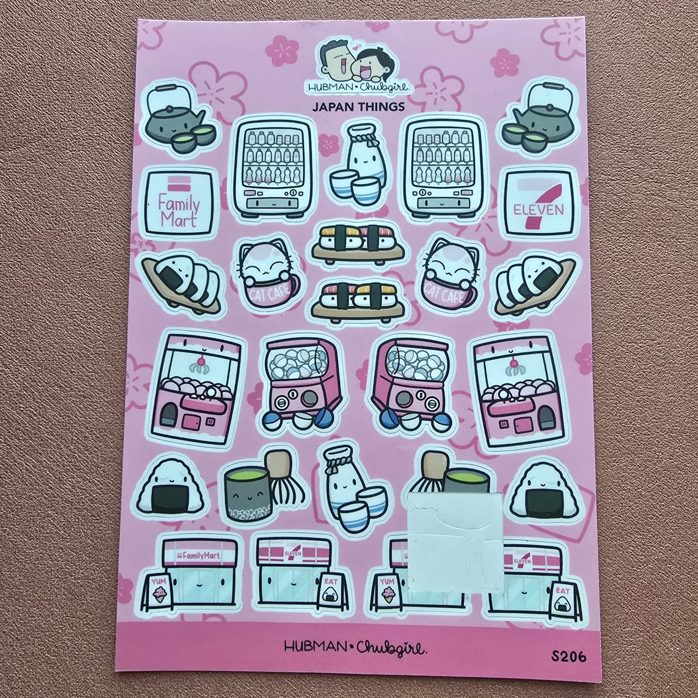 Customer photo review of Japan Things Sticker Sheet
