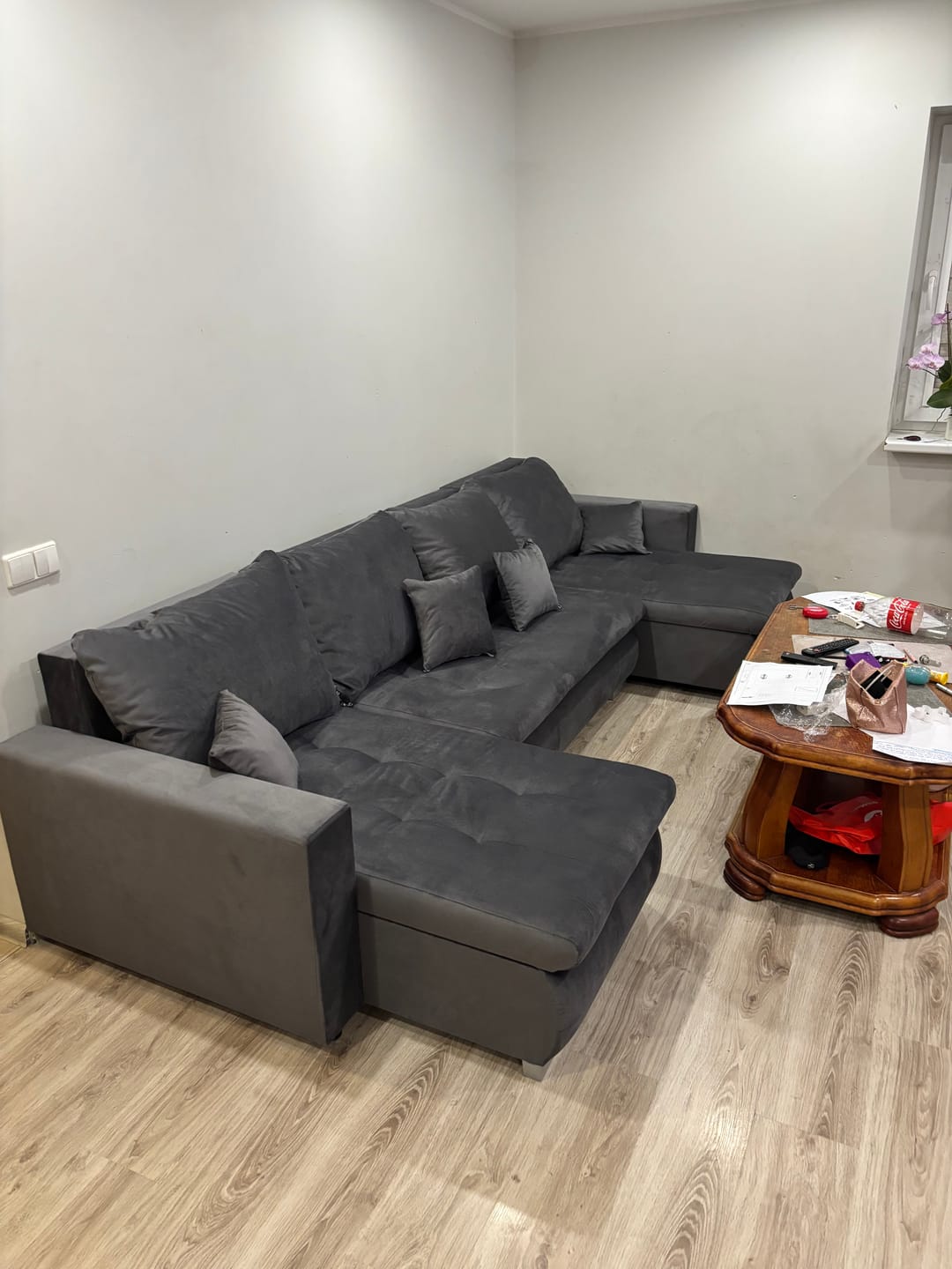 Customer photo review of Minkštas kampas LOKO U