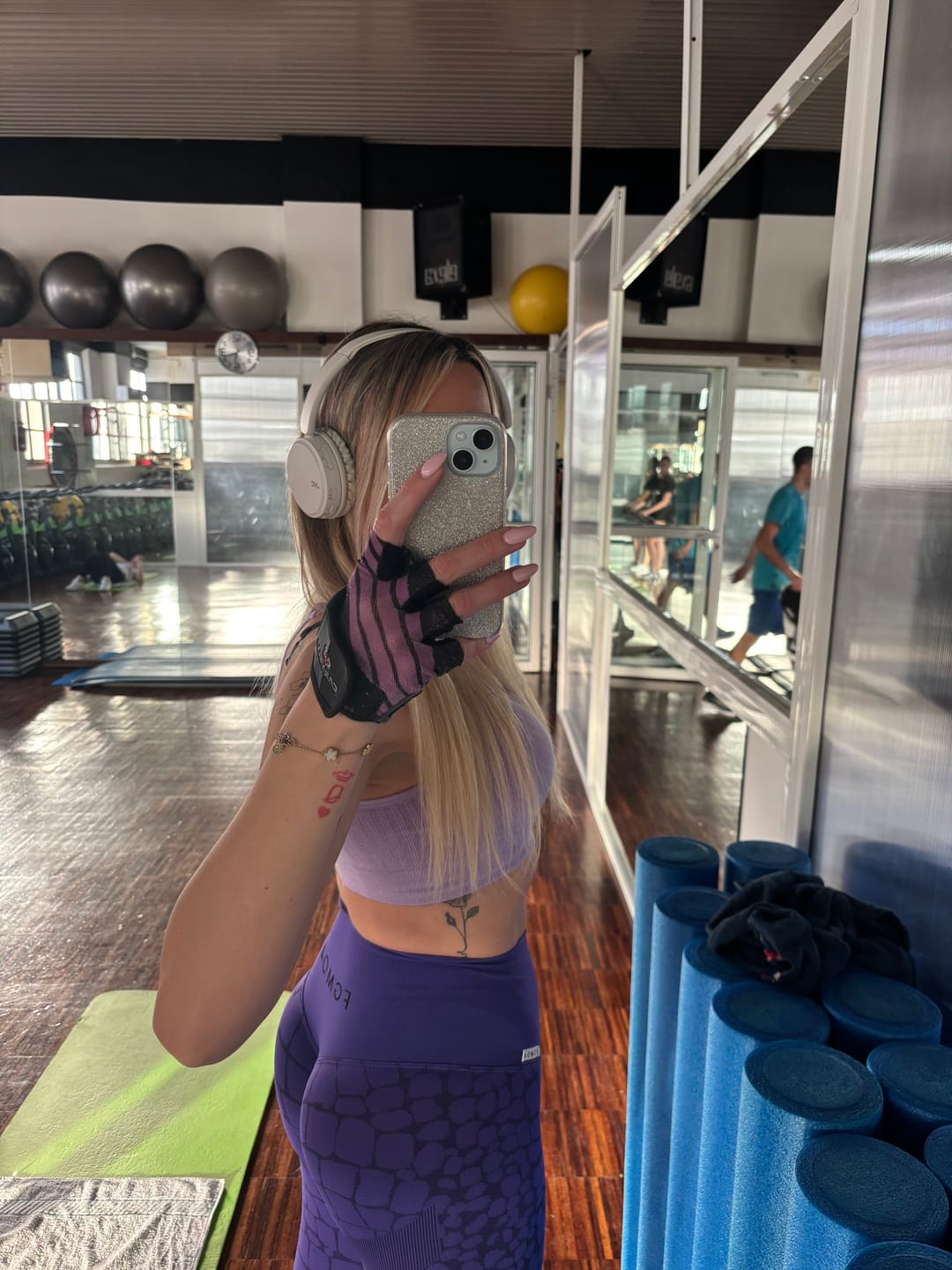 Customer photo review of Leggings All-up Cocco Viola