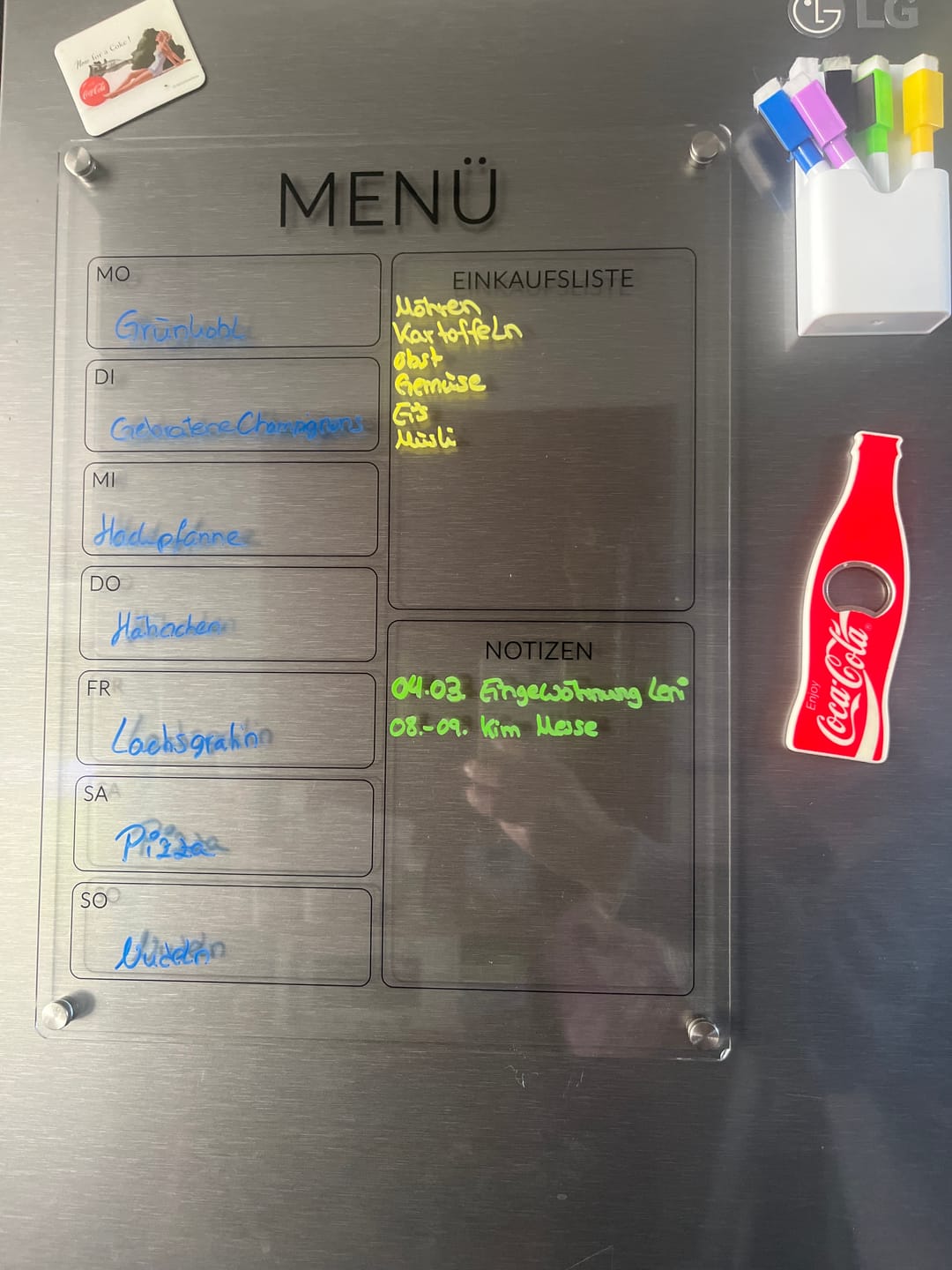 Customer photo review of Kühlschrankplaner "Monatskalender"