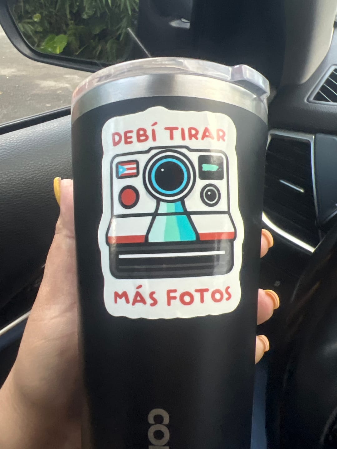 Customer photo review of Debí tirar más fotos (Sticker Laminado)