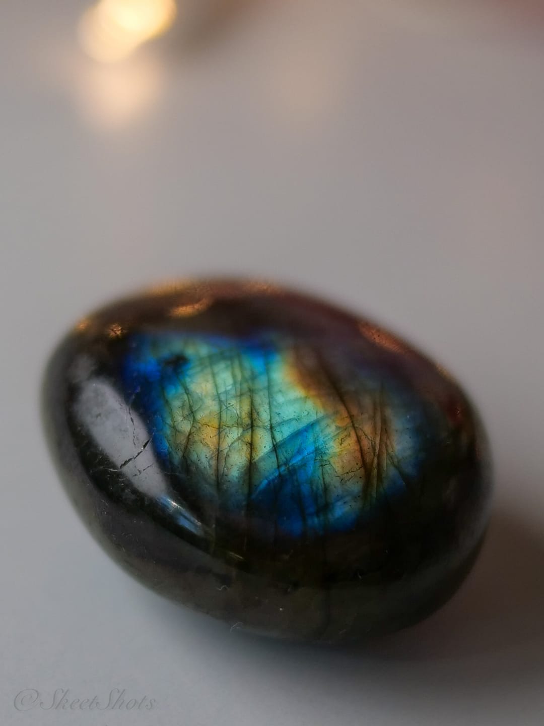 Customer photo review of Labradorite Pocket Stone