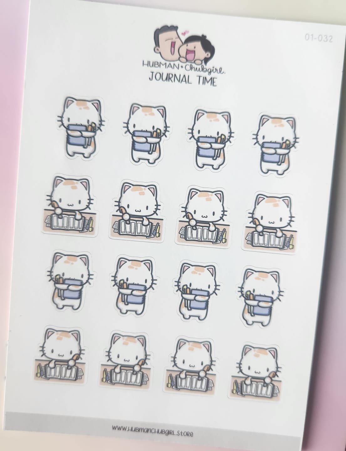 Customer photo review of Journal Time Planner Stickers