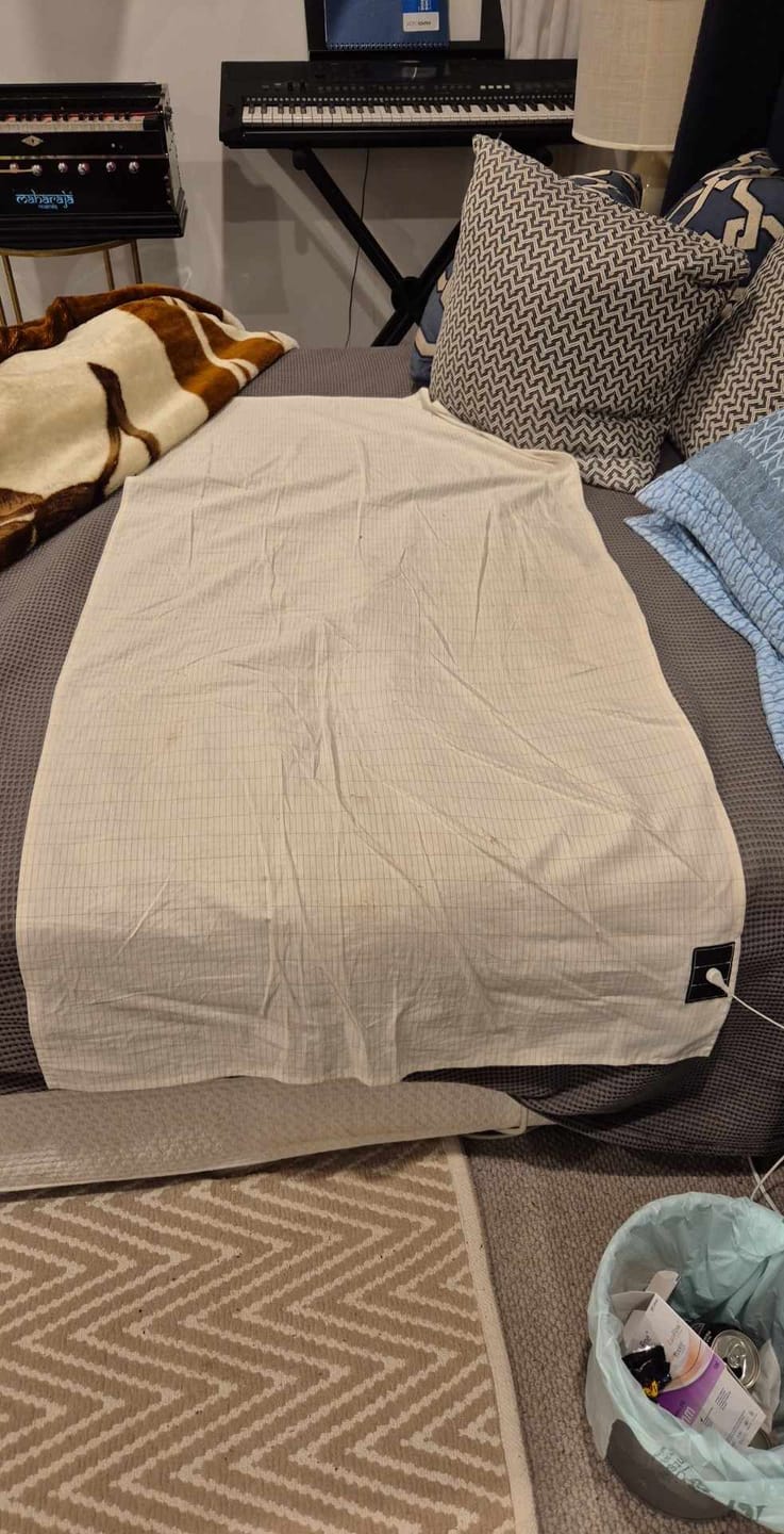 Customer photo review of PureGrounding® Grounding Sheet