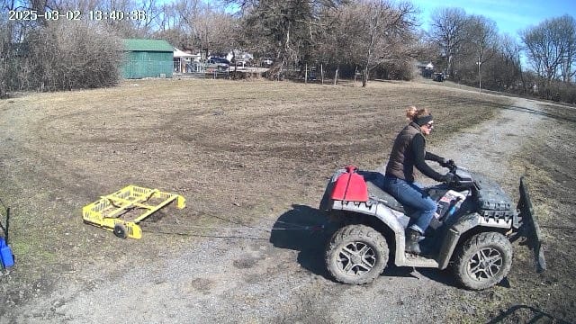 Customer photo review of Scoop'N'Tow Manure Scooper / Paddock Field Cleaner + Trailer