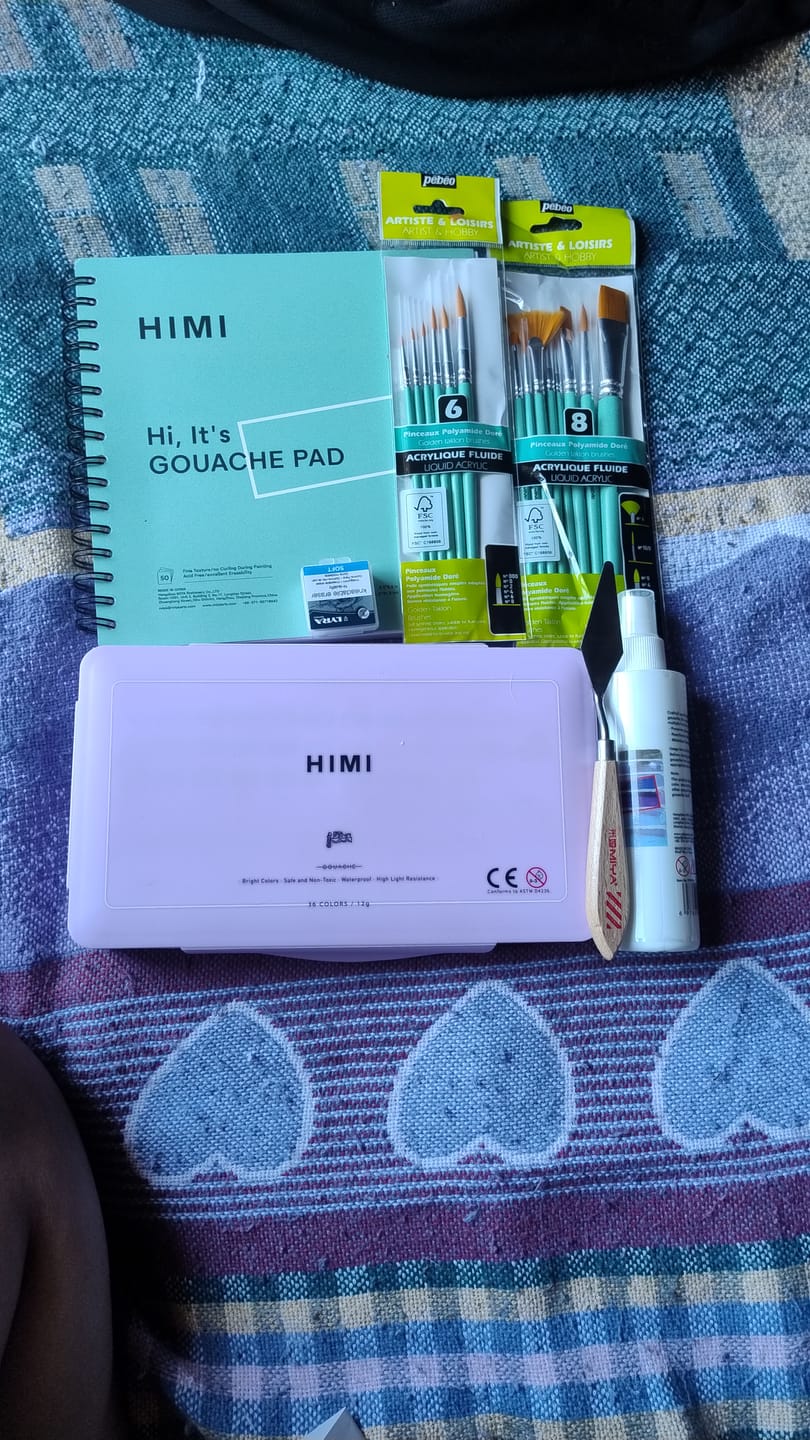 Customer photo review of Pebeo - Set 6 Pinceles Acrílico Fluido  Redondos