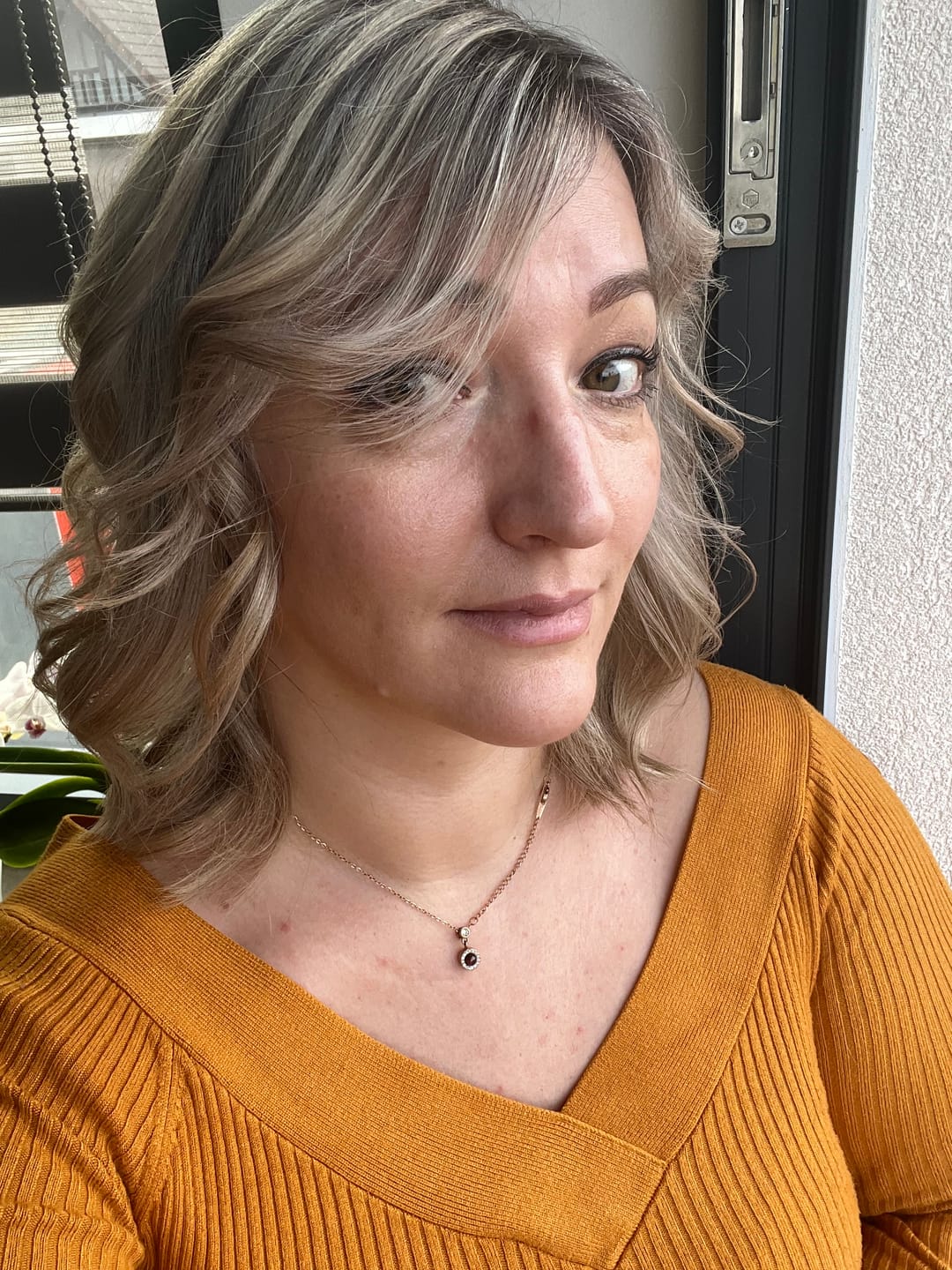Customer photo review of Halo Photo Necklace
