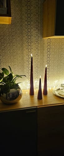 Customer photo review of Kegle lys D 5 x H 38 cm Bordeaux