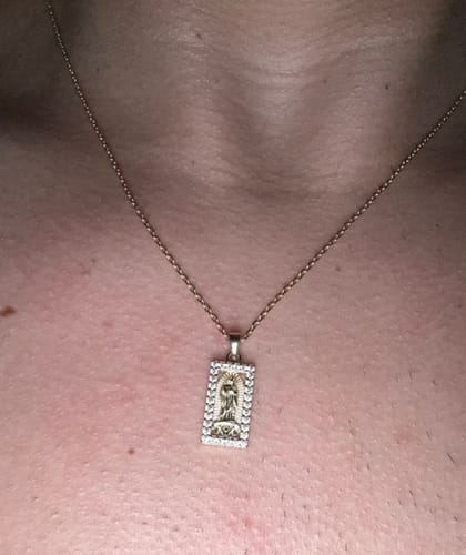 Customer photo review of Guadalupe Tag - Gold
