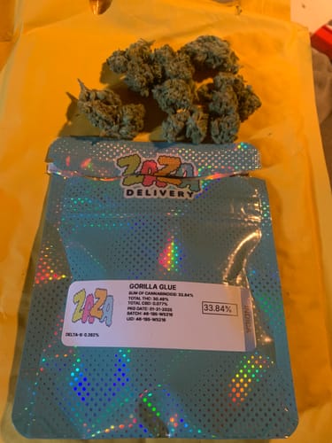 Customer photo review of Gorilla Glue - 4 Grams - Indica