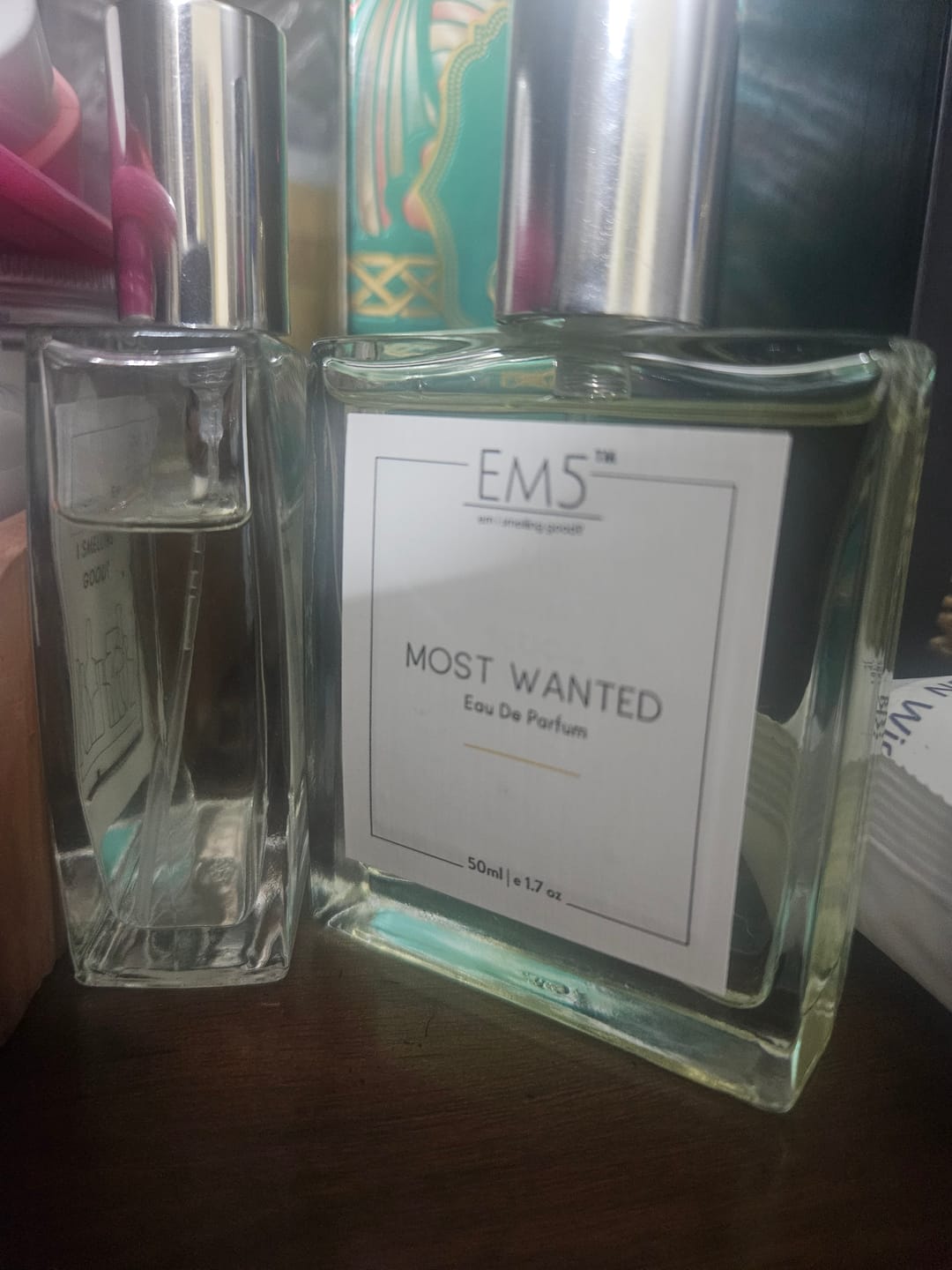 Customer photo review of EM5™ Most Wanted Perfume EDP Spray for Men | Vanilla Woody Warm Spicy Fragrance | Luxury Gift for Him | Variants Available: 50 ml Spray / 15 ml Spray