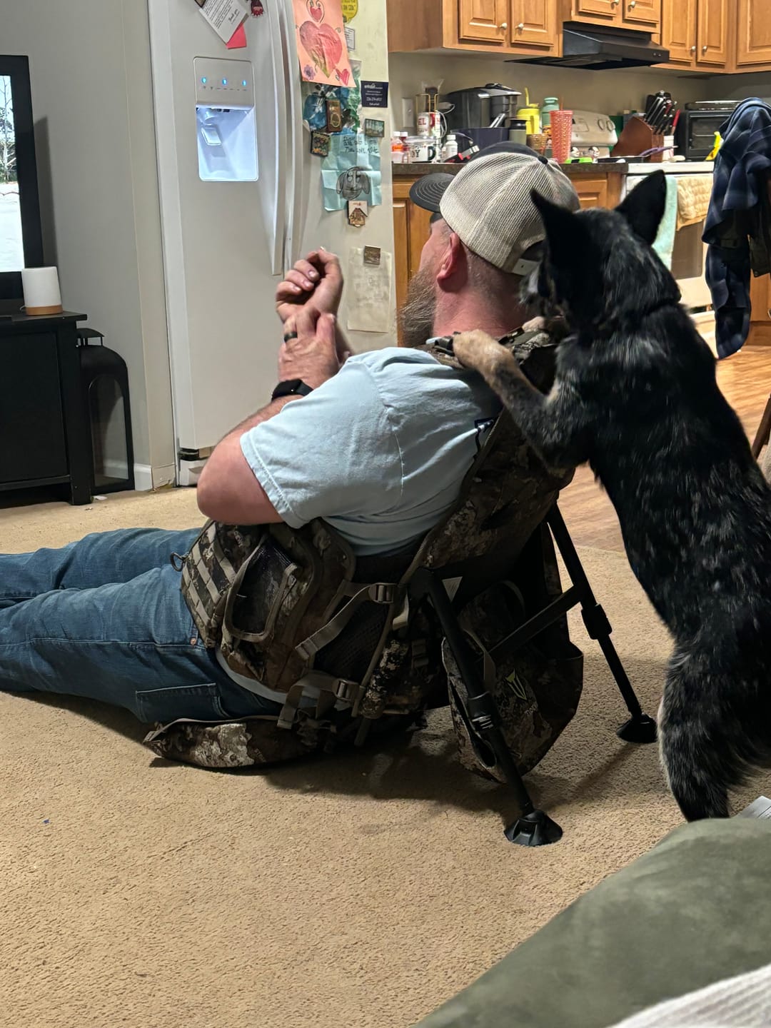 Customer photo review of StrutBack Turkey Vest with Kickstand