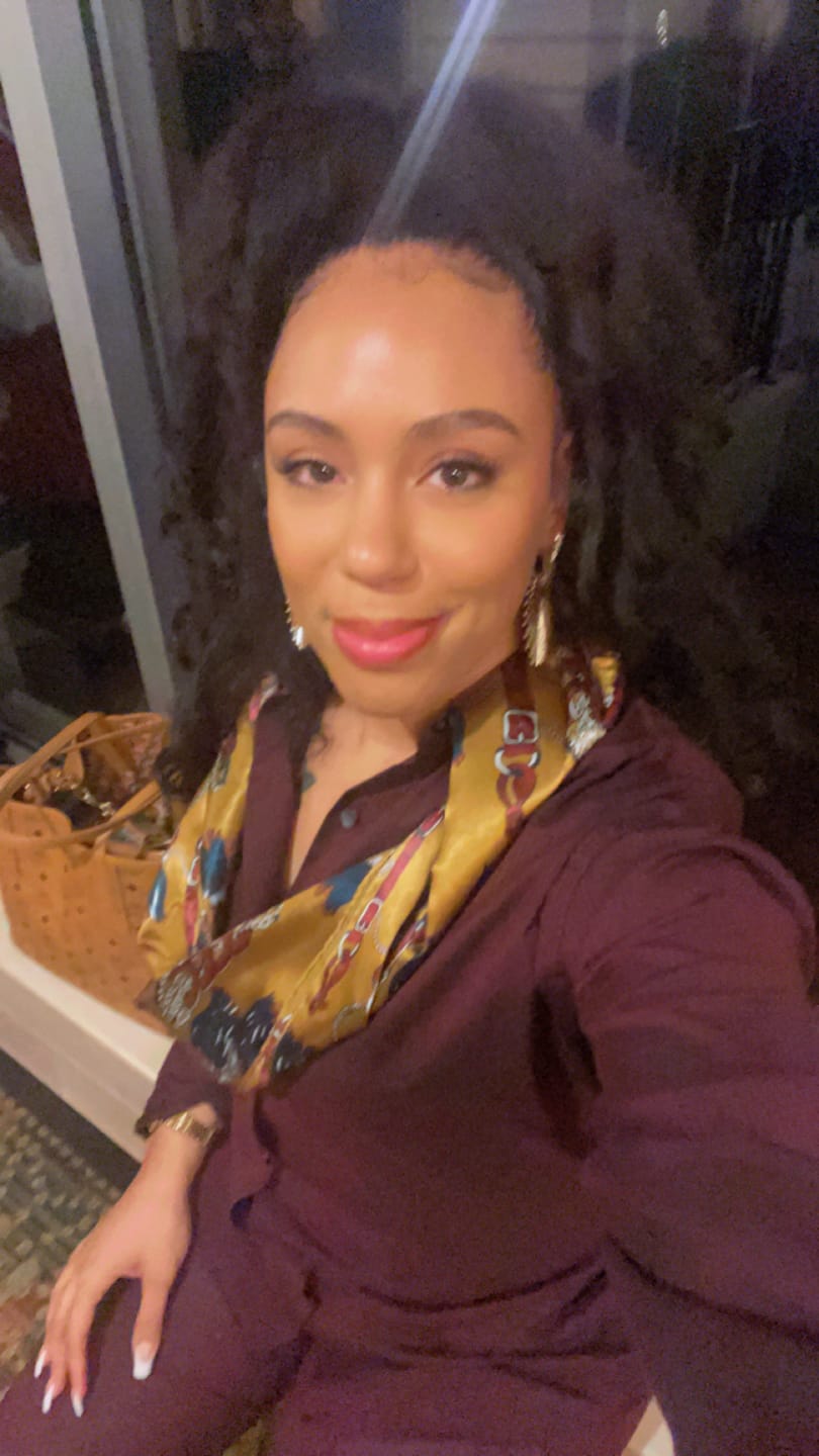 Customer photo review of Sensationnel Instant Weave Curls Kinks & CO Synthetic Half Wig - RAIN MAKER