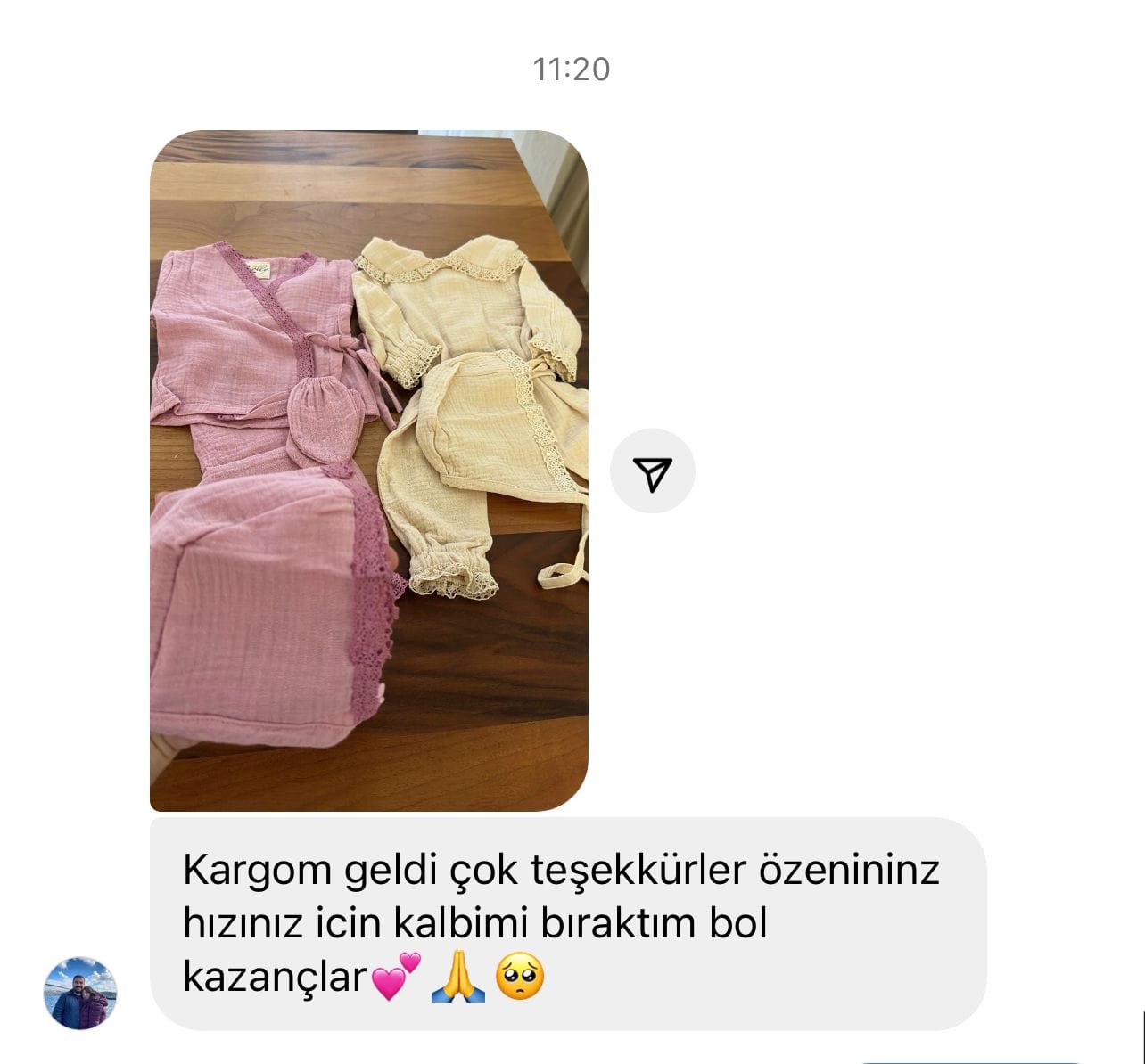 Customer photo review of Princess Lohusa Takım Bej