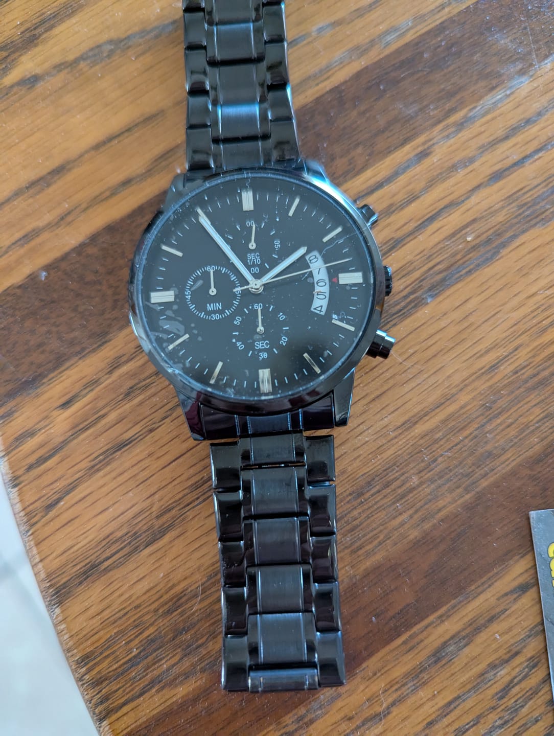 Customer photo review of To My Husband - Engraved Premium Watch - SS216