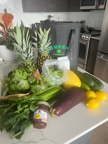 Customer photo review of "Plum" (Medium), Fruit & Veggie Mix