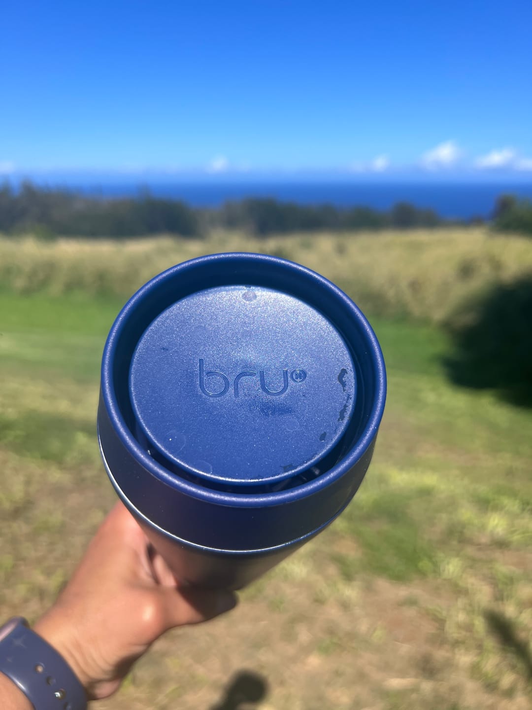 Customer photo review of bru Ceramic Travel Mug