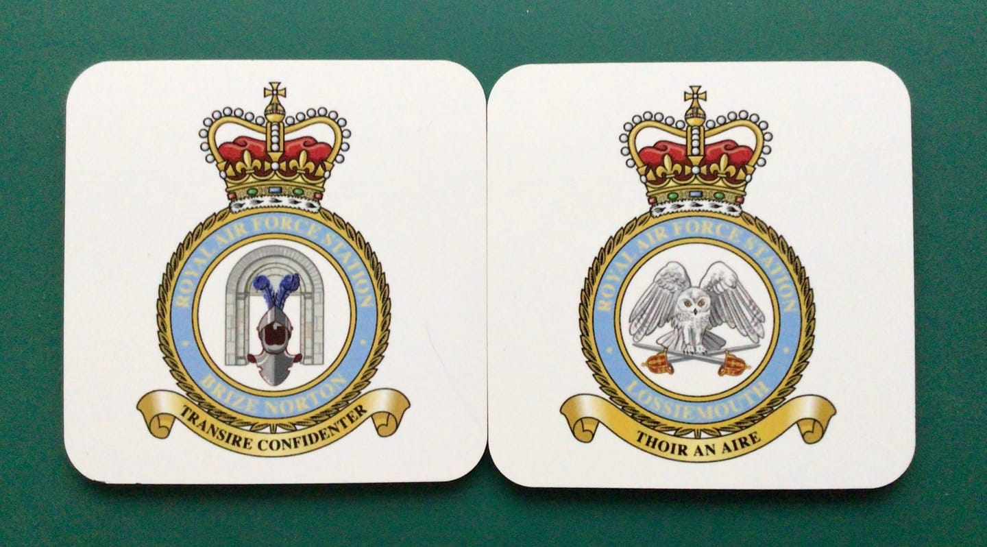 Customer photo review of RAF Station Squadron Coaster