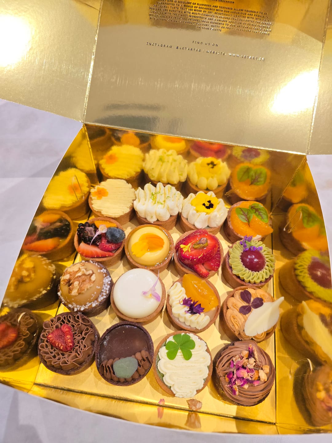 Customer photo review of The Dessert Connoisseur 16pcs