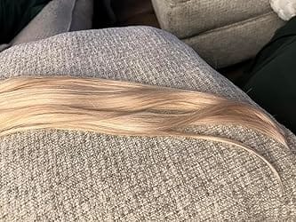 Customer photo review of Full Shine Sew In Hair Weft Bundles 100% Remy Human Hair Highlights (#P27/613)