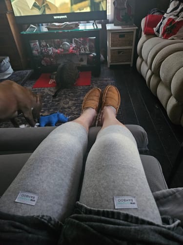 Customer photo review of Premium Bamboo Knee Sleeve (Single)