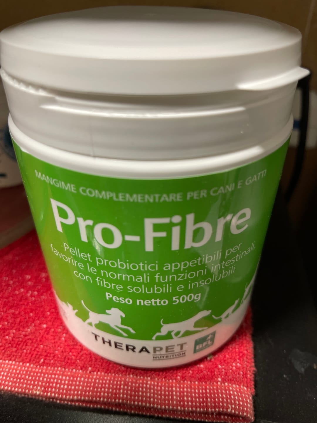 Customer photo review of PRO FIBRE 500g - Per il benessere intestinale nel cane e nel gatto