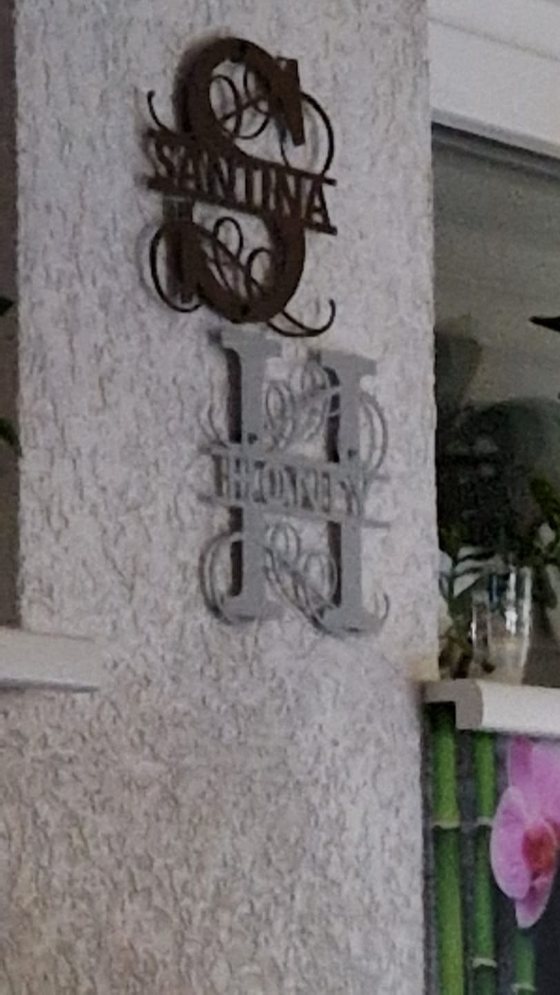Customer photo review of Großes Namens-Monogramm (personalisierbar)