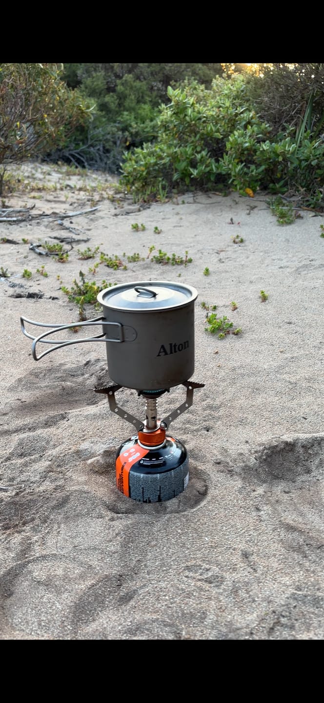 Customer photo review of Titanium Single-Wall Cup 600mL
