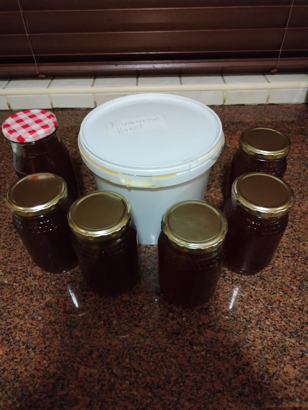 Customer photo review of 3kg Eucalyptus Honey