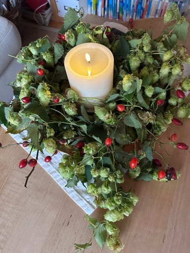 Customer photo review of Unique LED Bloklys D 10 x 15 cm Cream