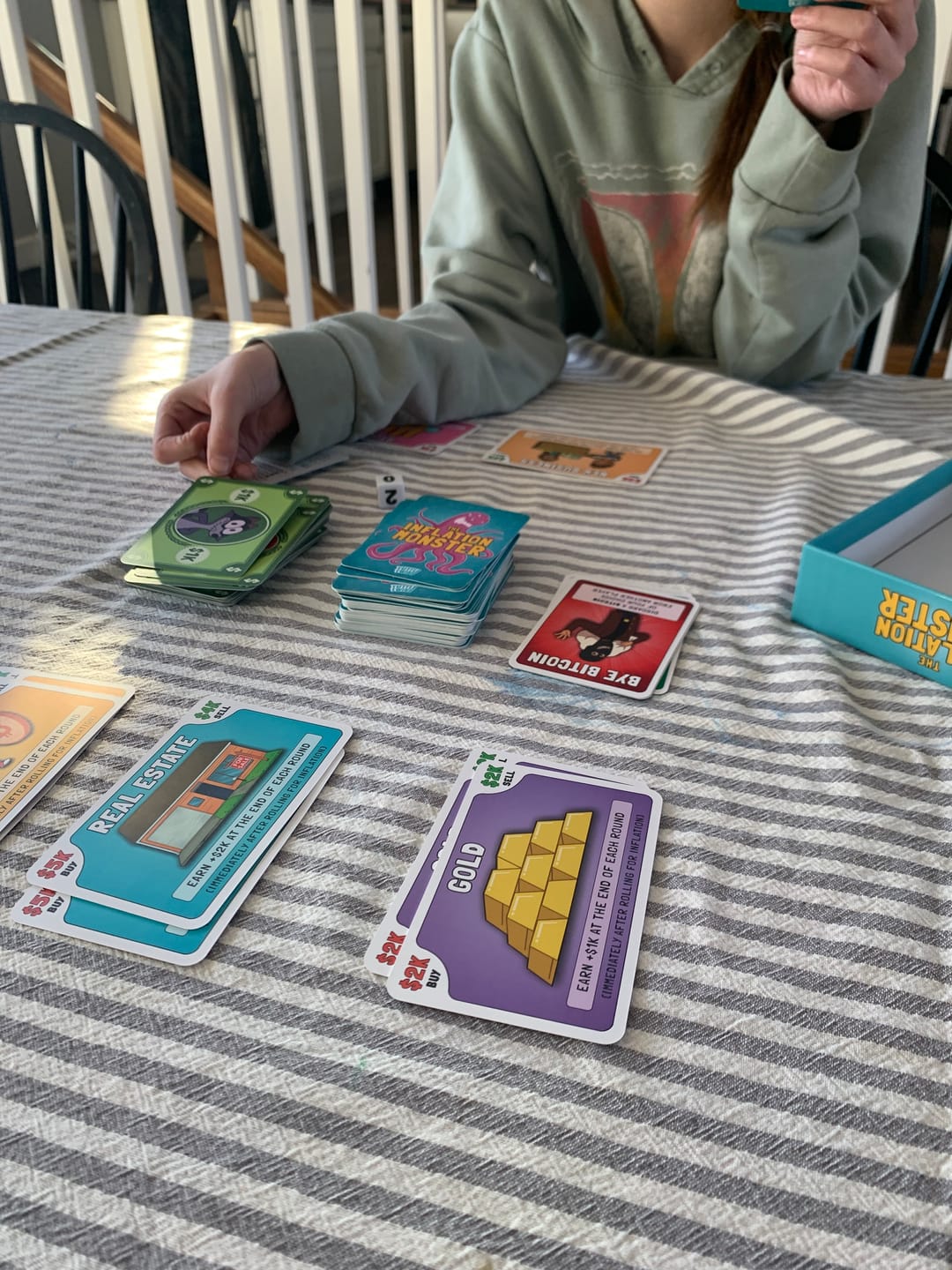 Customer photo review of Tuttle Twins Inflation Monster Card Game