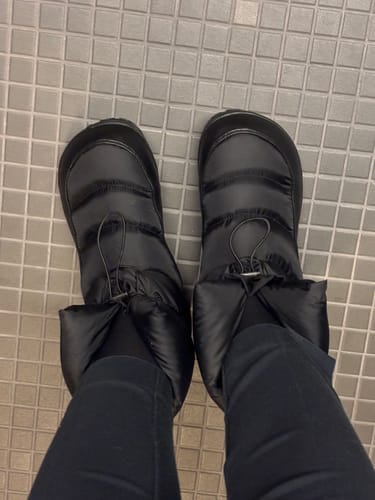 Customer photo review of Vaistoa Hellä -paljasjalkatalvikengät