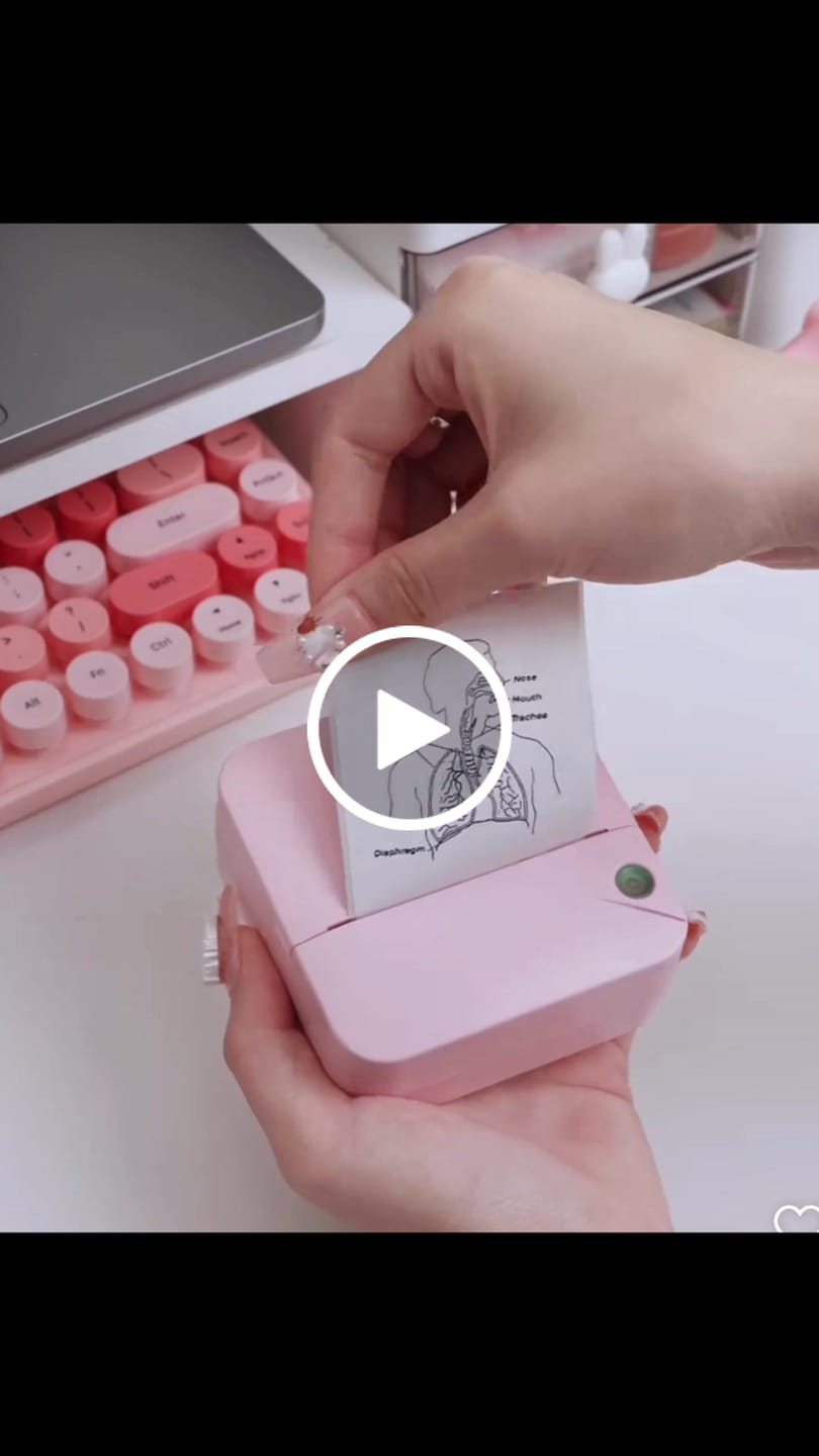 Customer video review of thermal sticker paper - colored