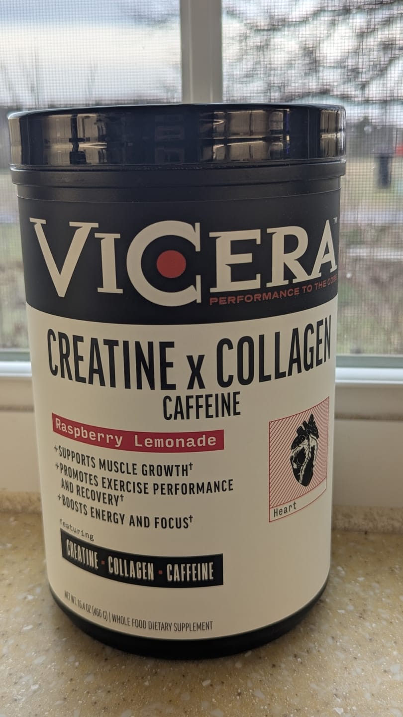 Customer photo review of CREATINE X COLLAGEN X CAFFEINE | RASPBERRY LEMONADE