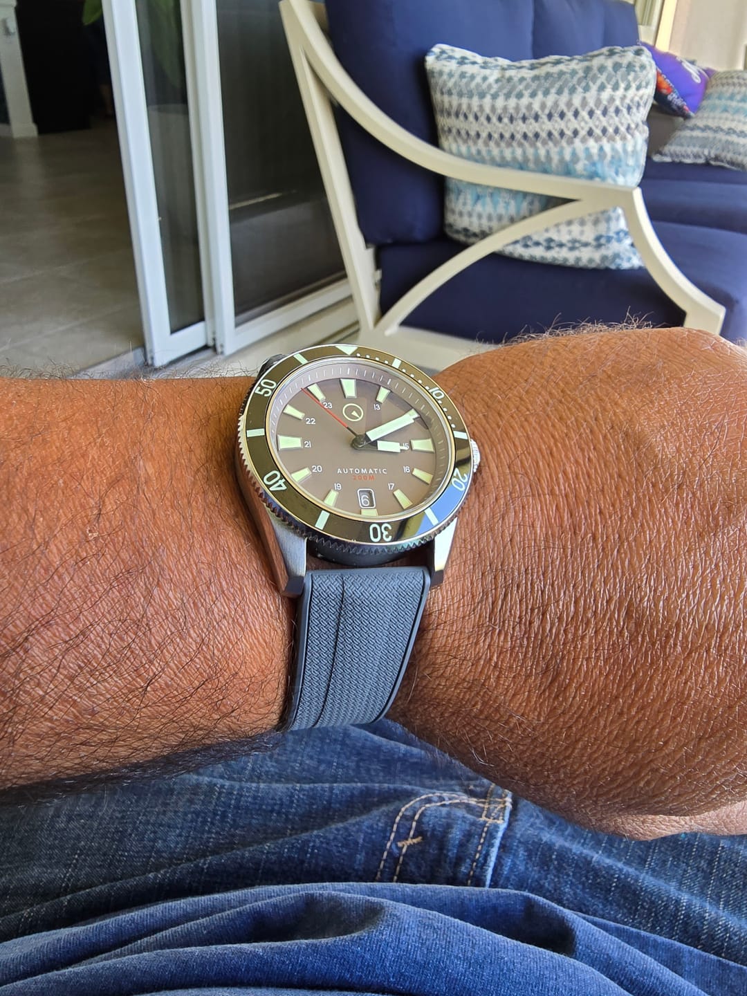 Customer photo review of Crosshatch Rubber - Blue